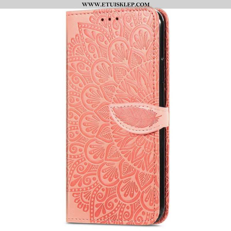 Skórzany Futerał do Xiaomi Redmi Note 11 / 11S Plemienne Liście